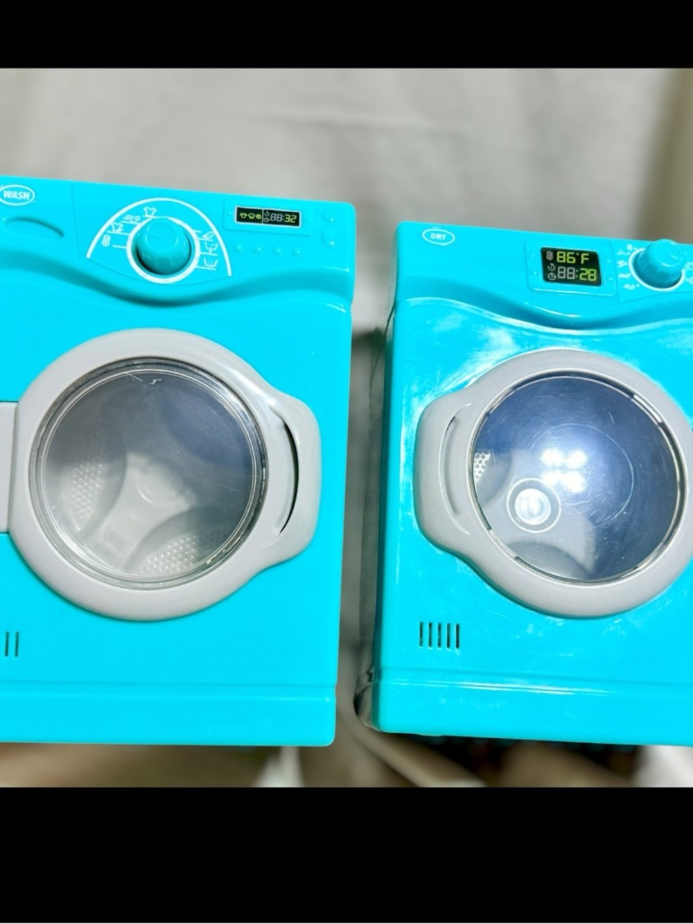 18” Doll Our Generation Green Washer Dryer Set American Girl Doll Compatible